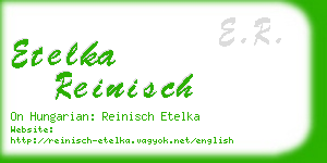 etelka reinisch business card
